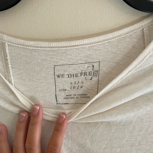 We the Free Top White XS S - Picture 2 of 6